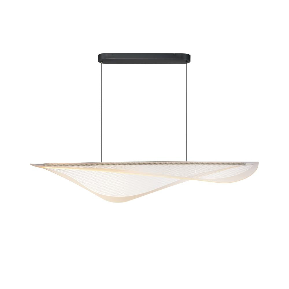 Manta 9.75 Inch Linear Pendant – Black – E24714-144BK