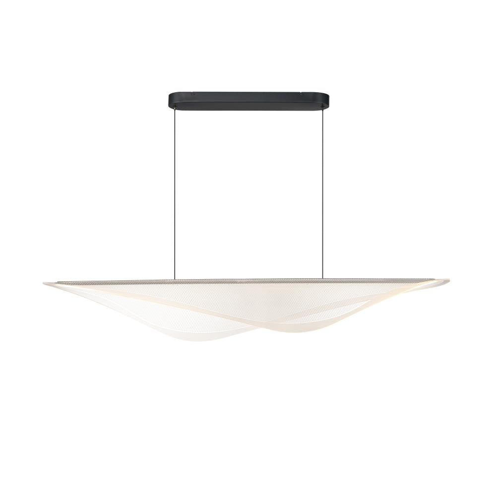 Manta 9.75 Inch Linear Pendant – Black – E24716-144BK