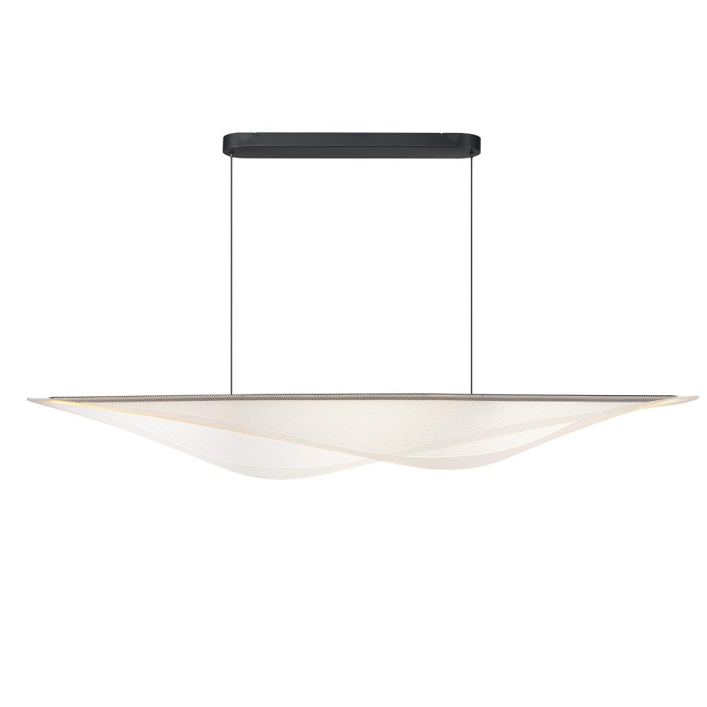 Manta 9.75 Inch Linear Pendant – Black – E24718-144BK