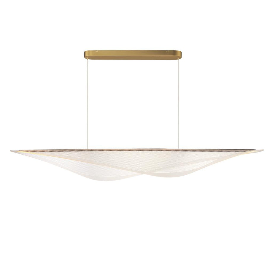 Manta 9.75 Inch Linear Pendant – Gold – E24718-144GLD