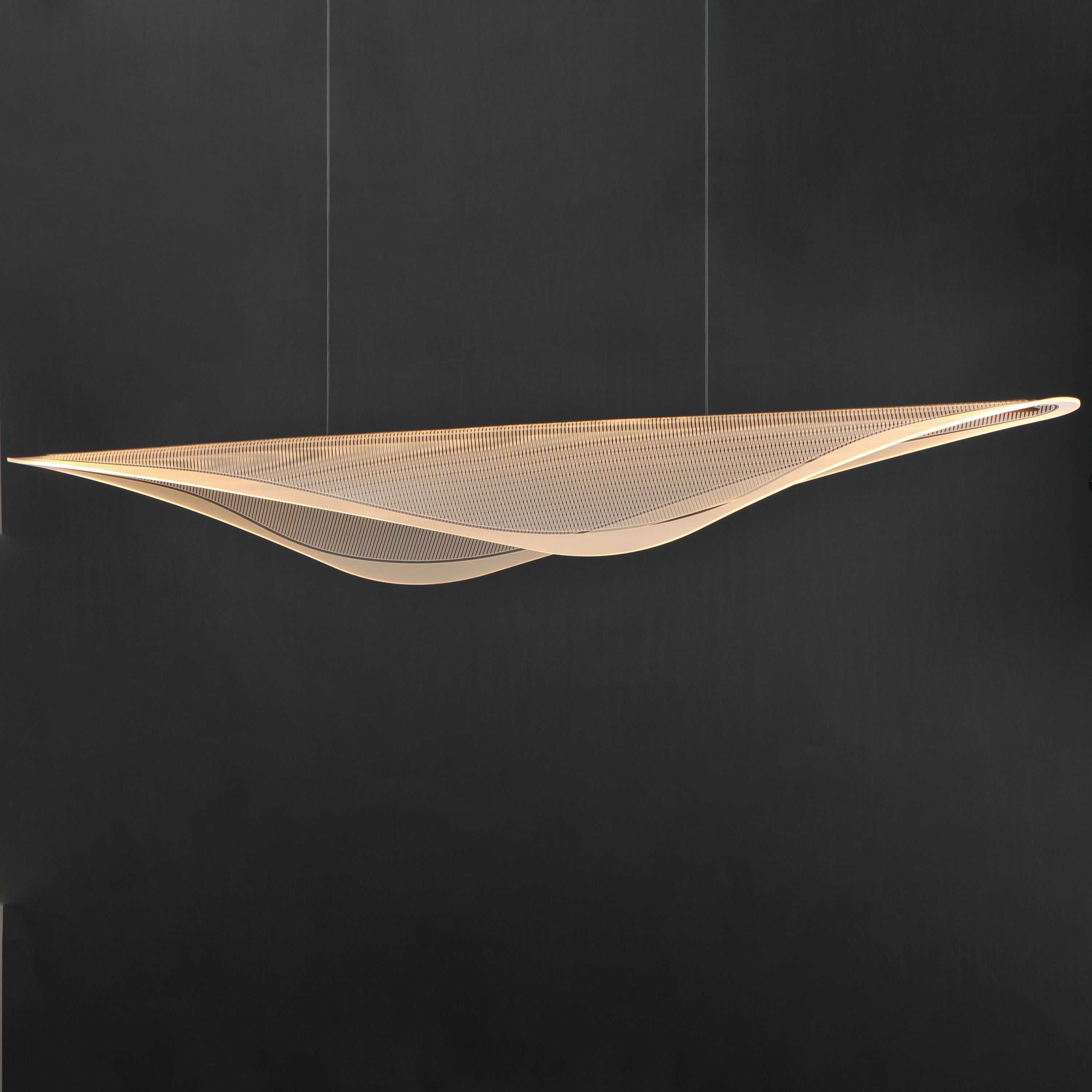 Manta 9.75 Inch Linear Pendant – Black – E24718-144BK