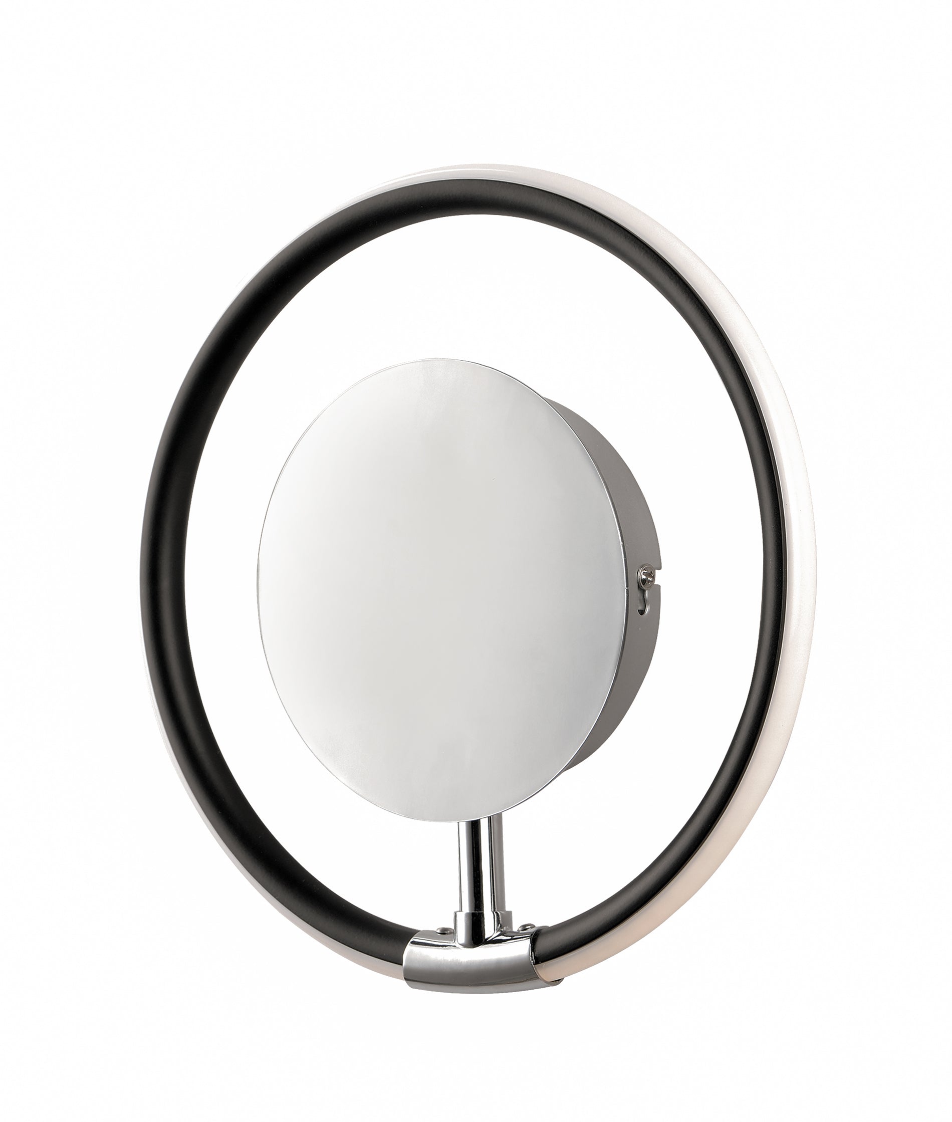 ET2 Lighting E24720-BKPC Wall Sconce - Black / Polished Chrome