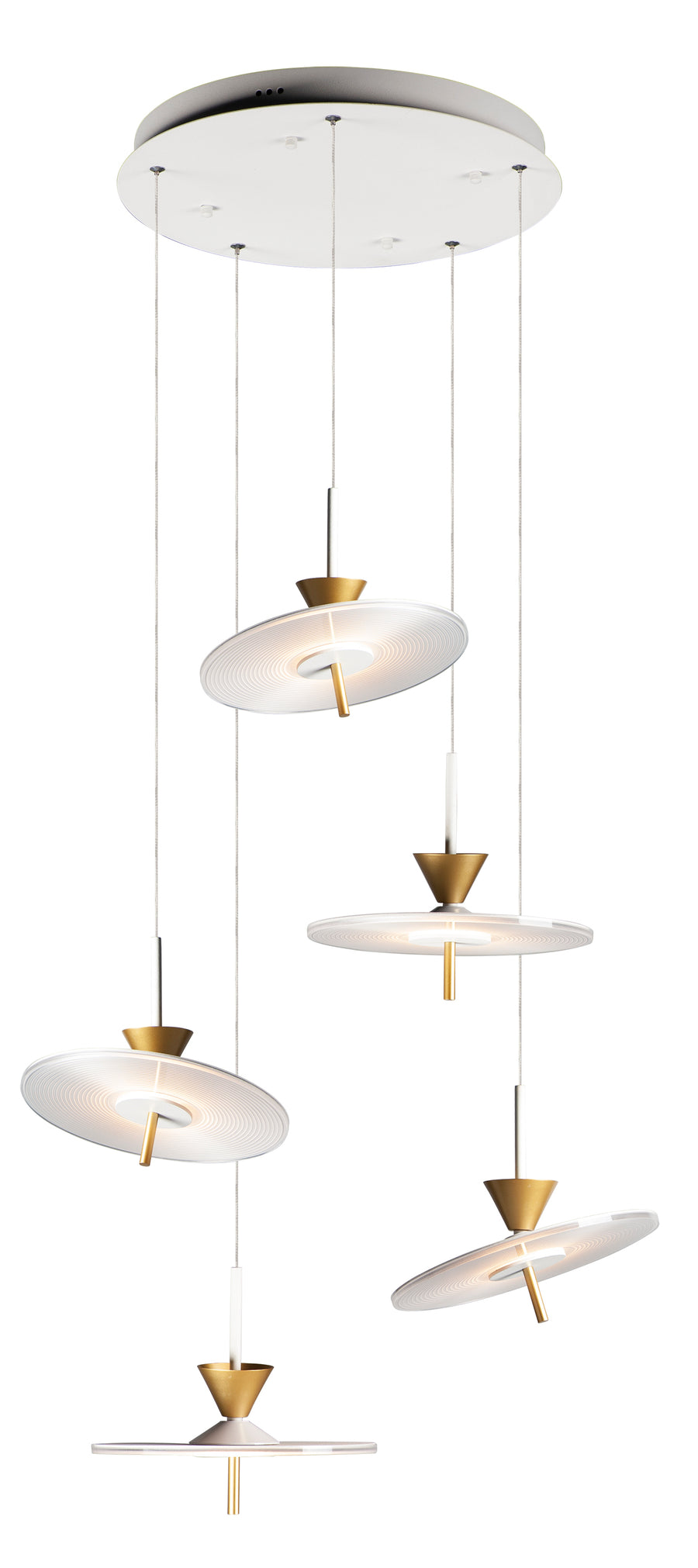 ET2 Lighting E24745-130MW Multi-Light Pendant - Matte White