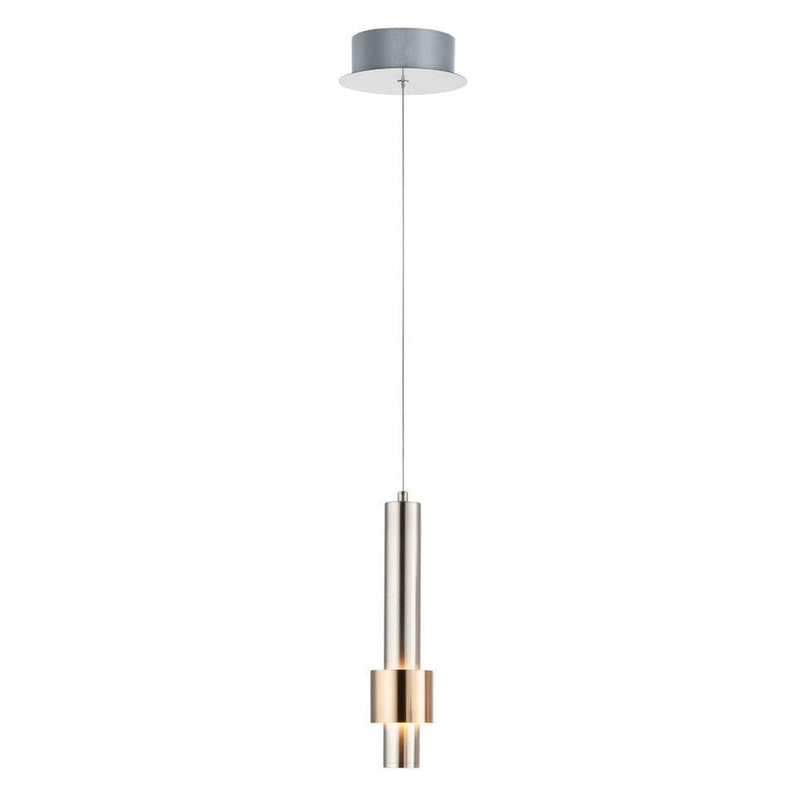 2.75 Inch Pendant – Satin Nickel / Satin Brass