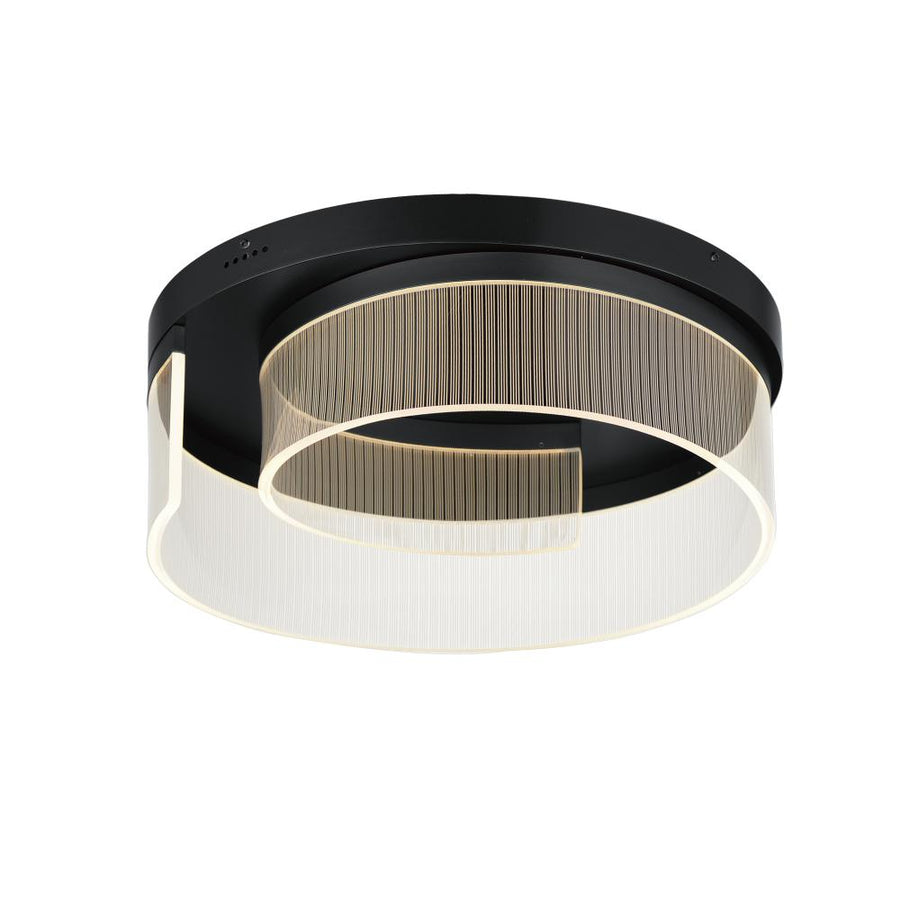 19.75 Inch Flush Mount – Black
