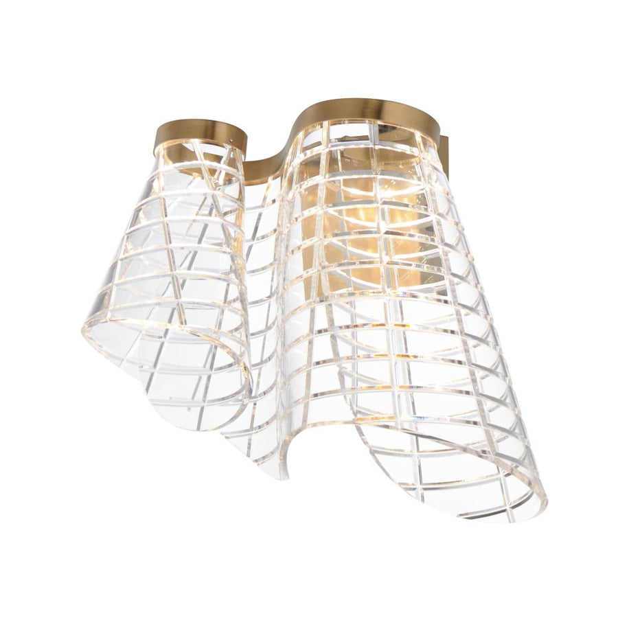 Tartan 15 Inch Wall Sconce – Brushed Champagne – E24811-82BCN