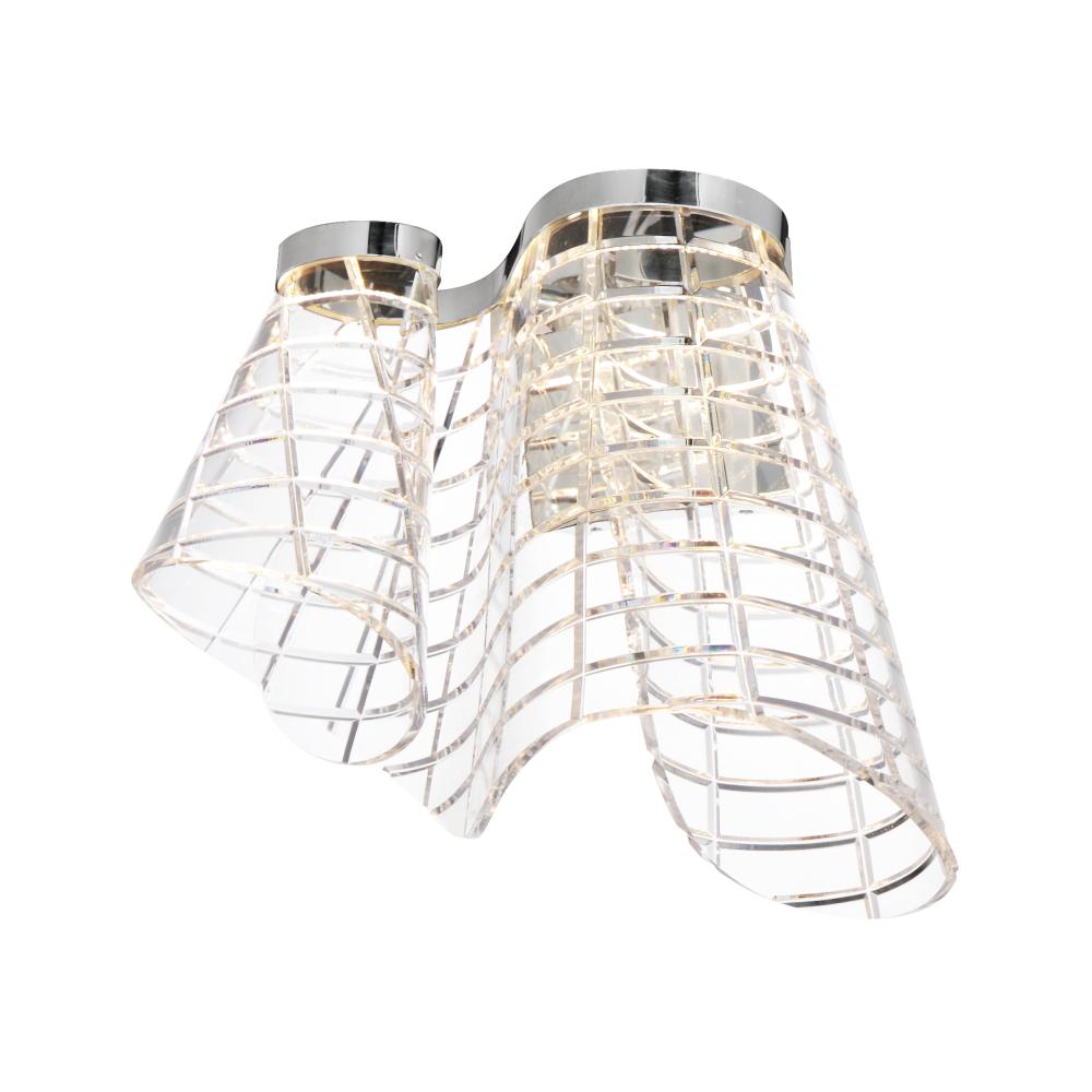 Tartan 15 Inch Wall Sconce – Polished Chrome – E24811-82PC