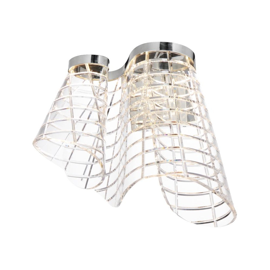 Tartan 15 Inch Wall Sconce – Polished Chrome – E24811-82PC