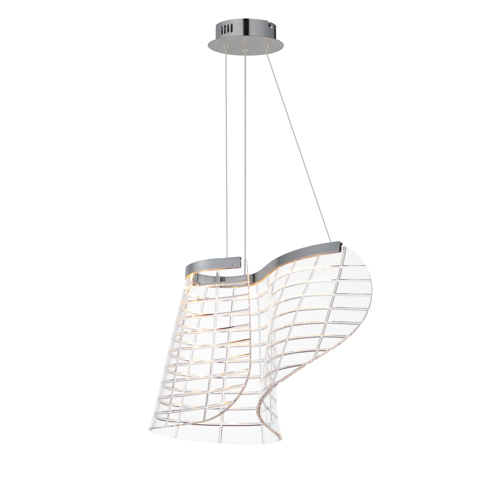 ET2 Lighting E24812-82PC Single Pendant - Polished Chrome