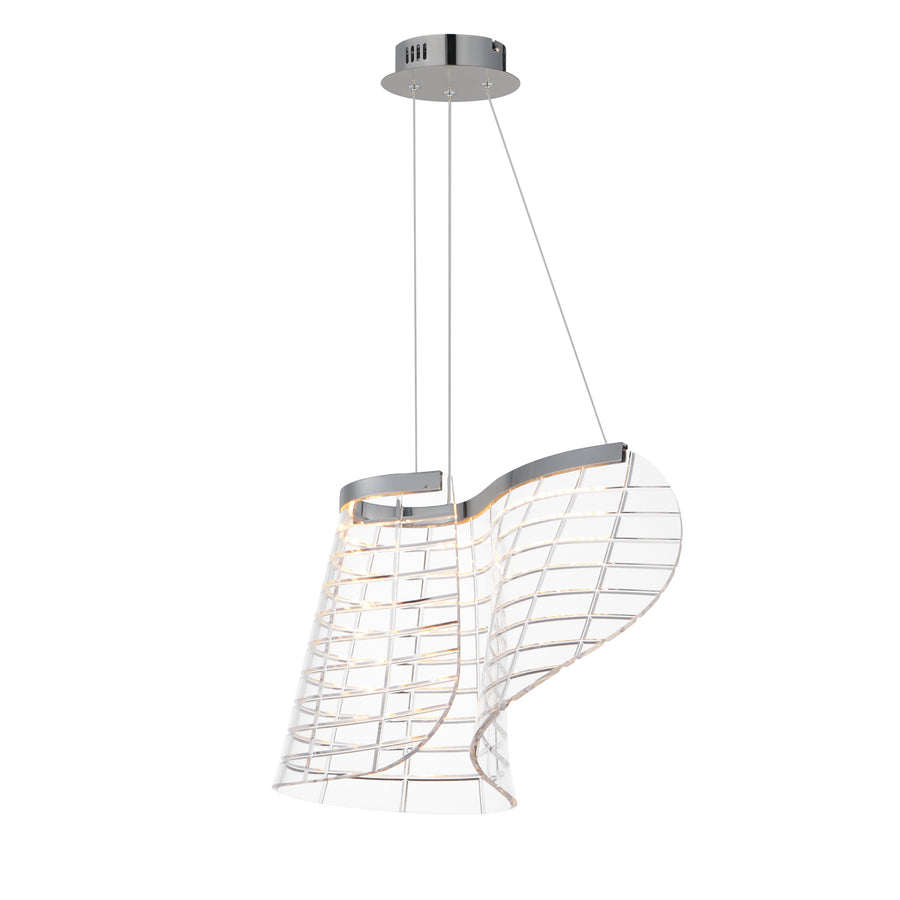 ET2 Lighting E24812-82PC Single Pendant - Polished Chrome