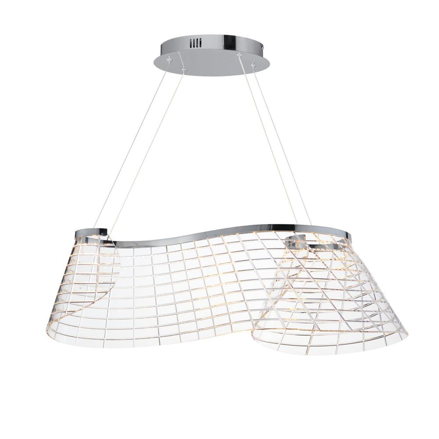 Tartan 18 Inch Linear Pendant – Polished Chrome – E24814-82PC