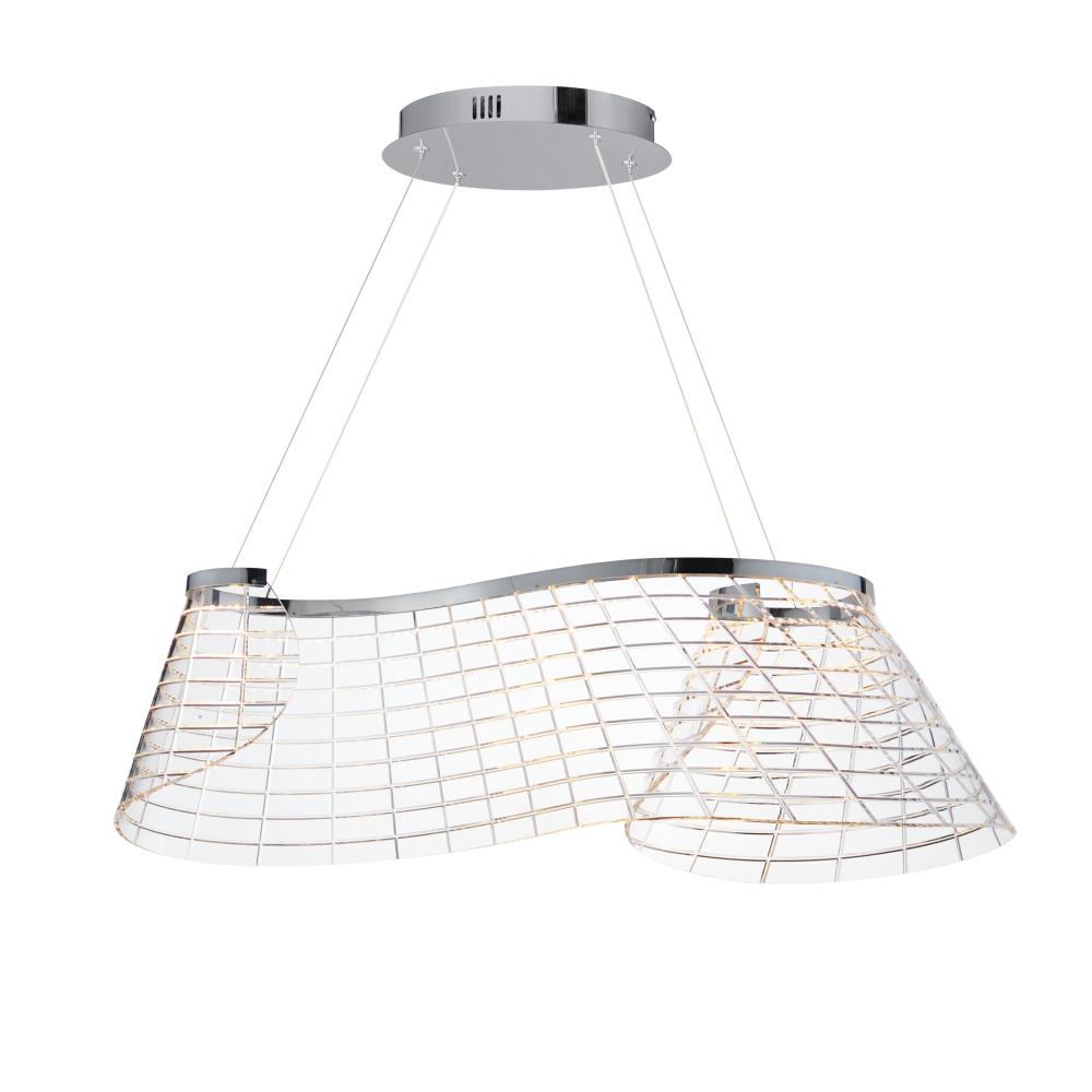 Tartan 18 Inch Linear Pendant – Polished Chrome – E24814-82PC