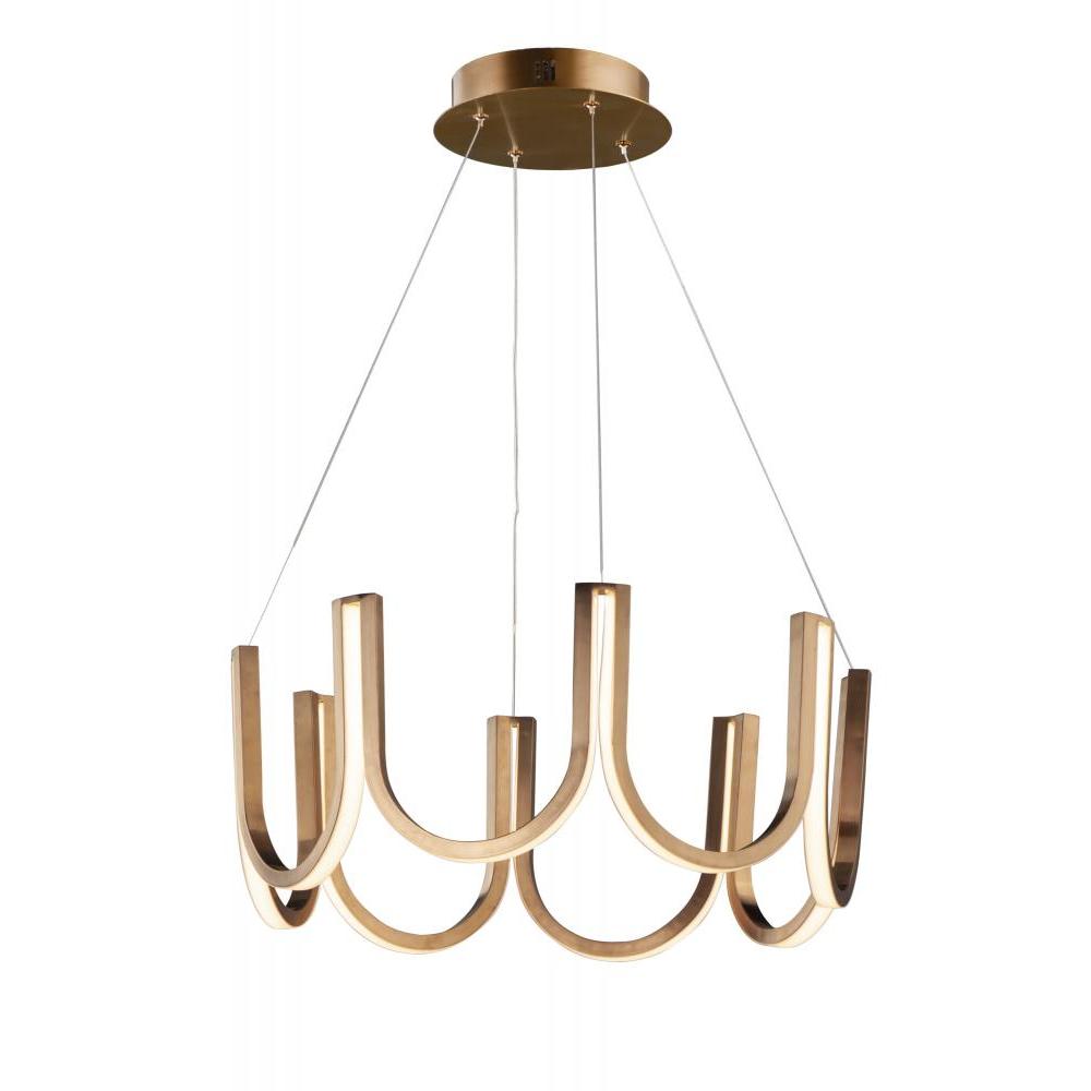 26.25 Inch Pendant – Brushed Champagne
