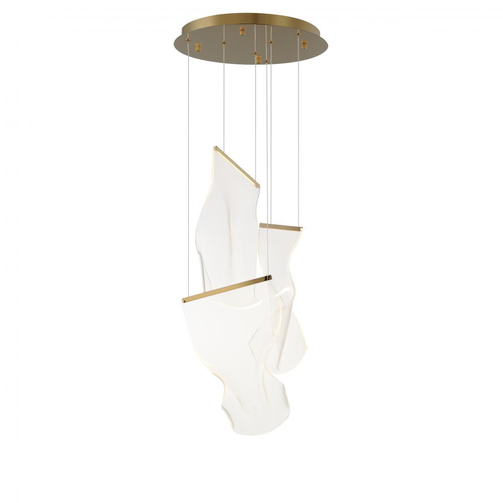 15.75 Inch Pendant – French Gold