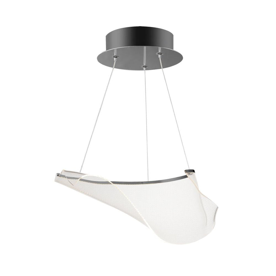 9.75 Inch Pendant – Brushed Gunmetal