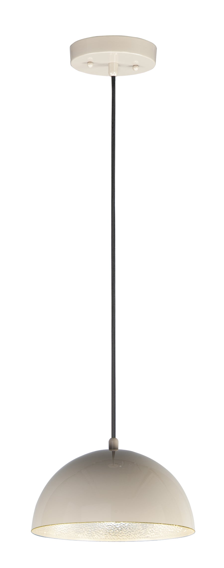 ET2 Lighting E24900-GTAL Single Pendant - Gloss Taupe / Aluminum