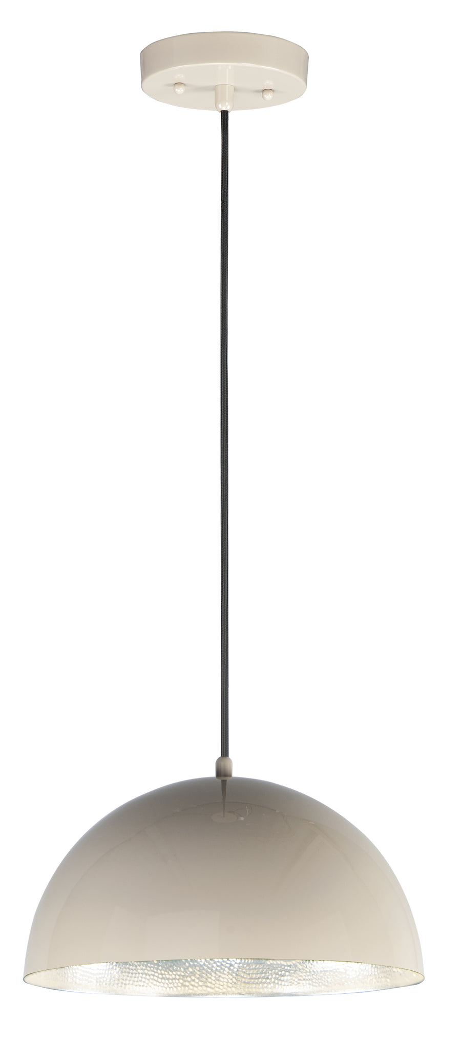 ET2 Lighting E24902-GTAL Single Pendant - Gloss Taupe / Aluminum