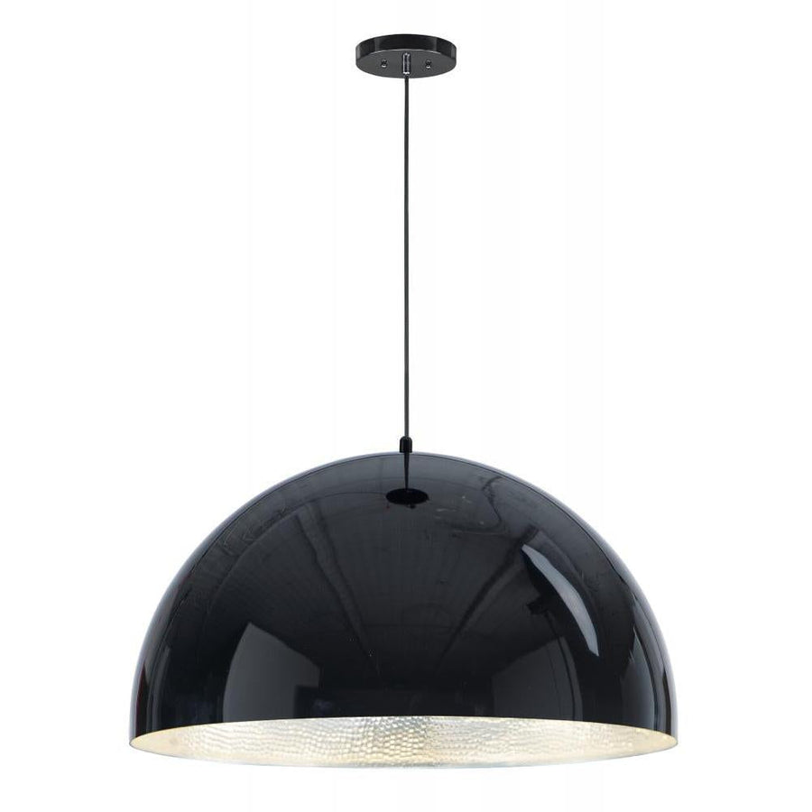 31 Inch Pendant – Gloss Black / Aluminum