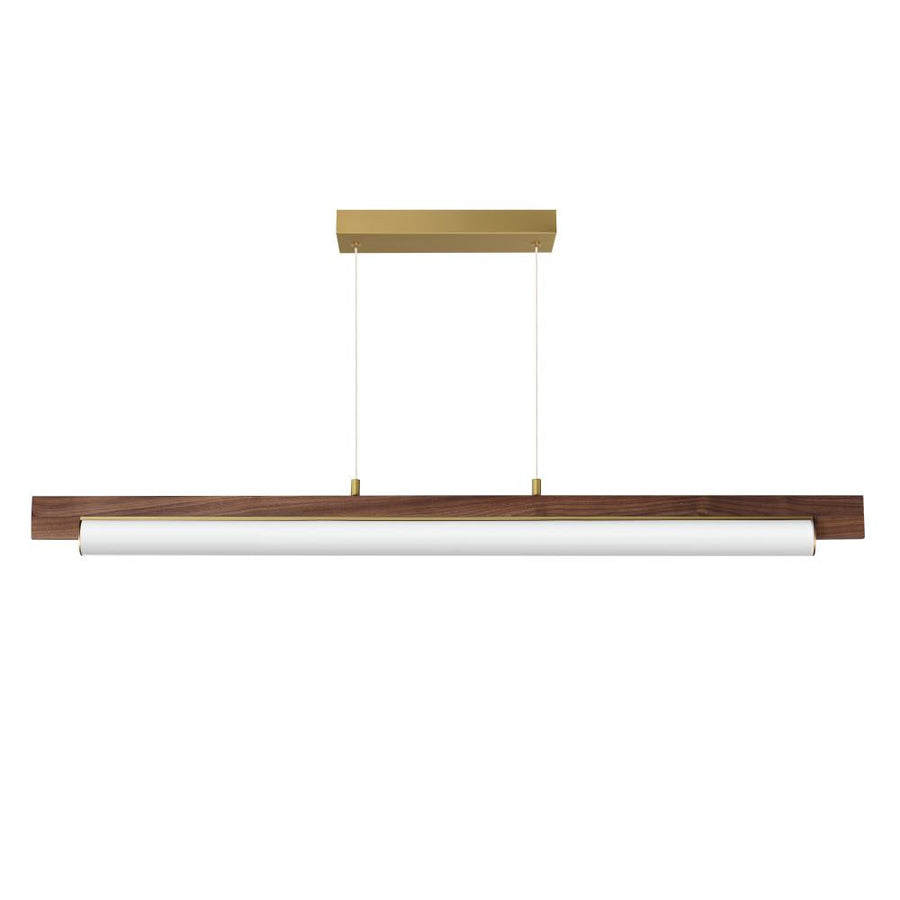 Joist 2 Inch Linear Pendant – Whit Alabaster / Natural Aged Brass – E24932-WNAB