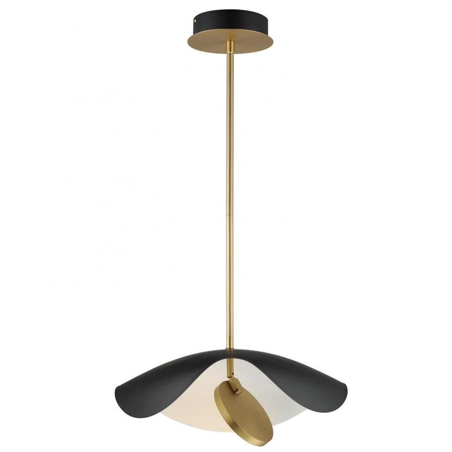16.5 Inch Pendant – Black / Gold