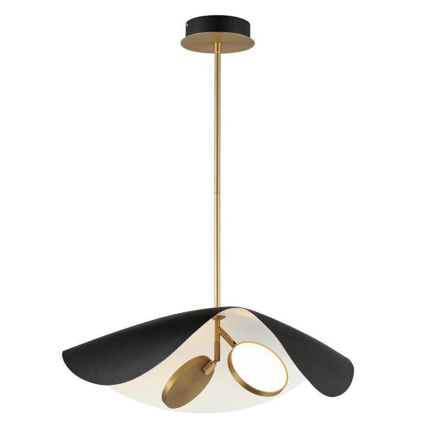 24 Inch Pendant – Black / Gold