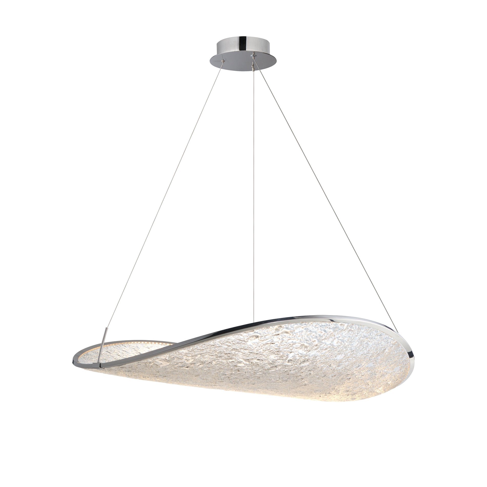 Moonscapes 22.5 Inch Single Pendant – Polished Chrome – E24971-PC