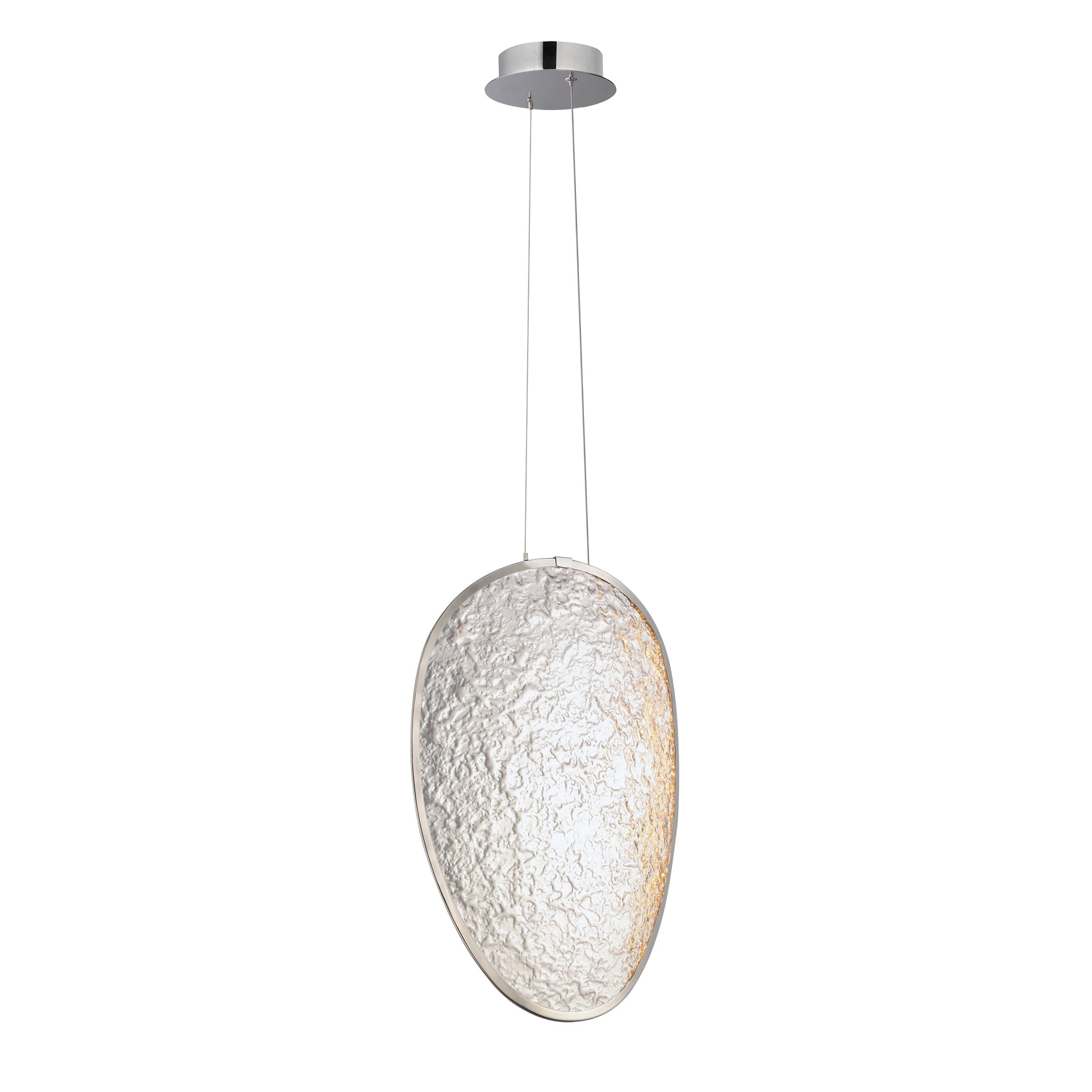 Moonscapes 6 Inch Single Pendant – Polished Chrome – E24972-PC