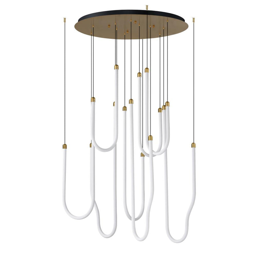Soleil 35.5 Inch Multi – Natural Aged Brass – E24988-NAB