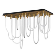 Soleil-Flush Mount Chandelier