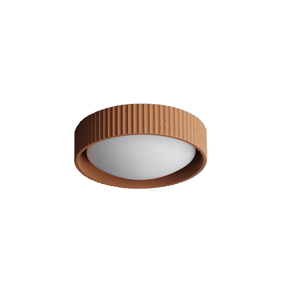 Souffle 10.5 Inch Flush Mount Ceiling Light – Terra Cotta – E25050-TRC