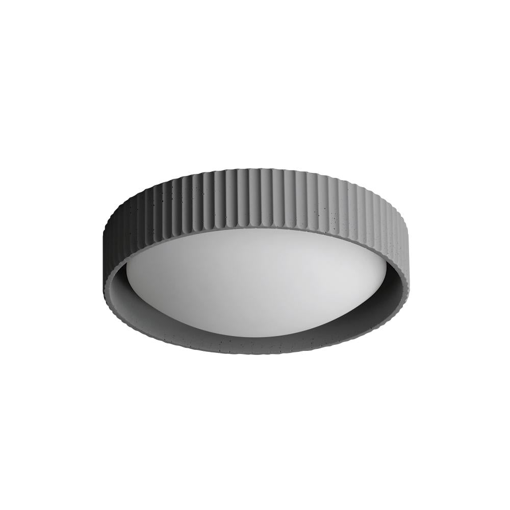 Souffle 13.75 Inch Flush Mount Ceiling Light – Gray – E25051-GY