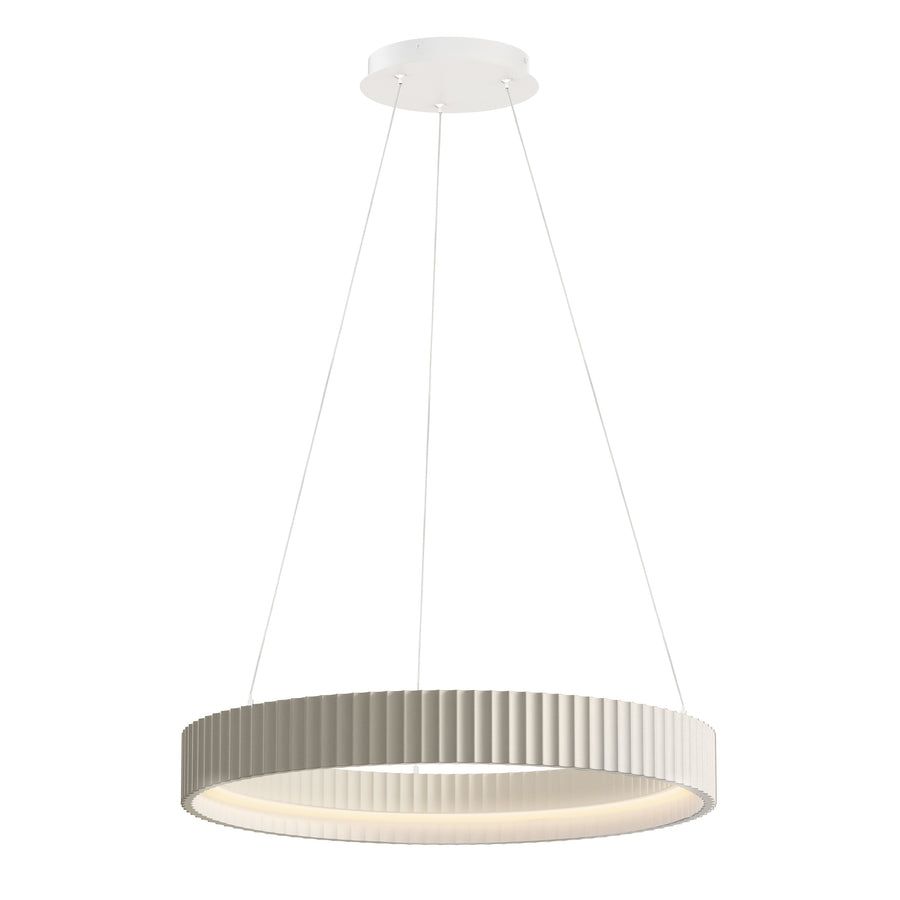ET2 Lighting E25054-CHK Ring Pendant - Chaulk White