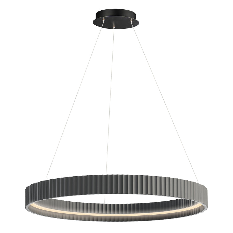 ET2 Lighting E25055-GY Ring Pendant - Gray