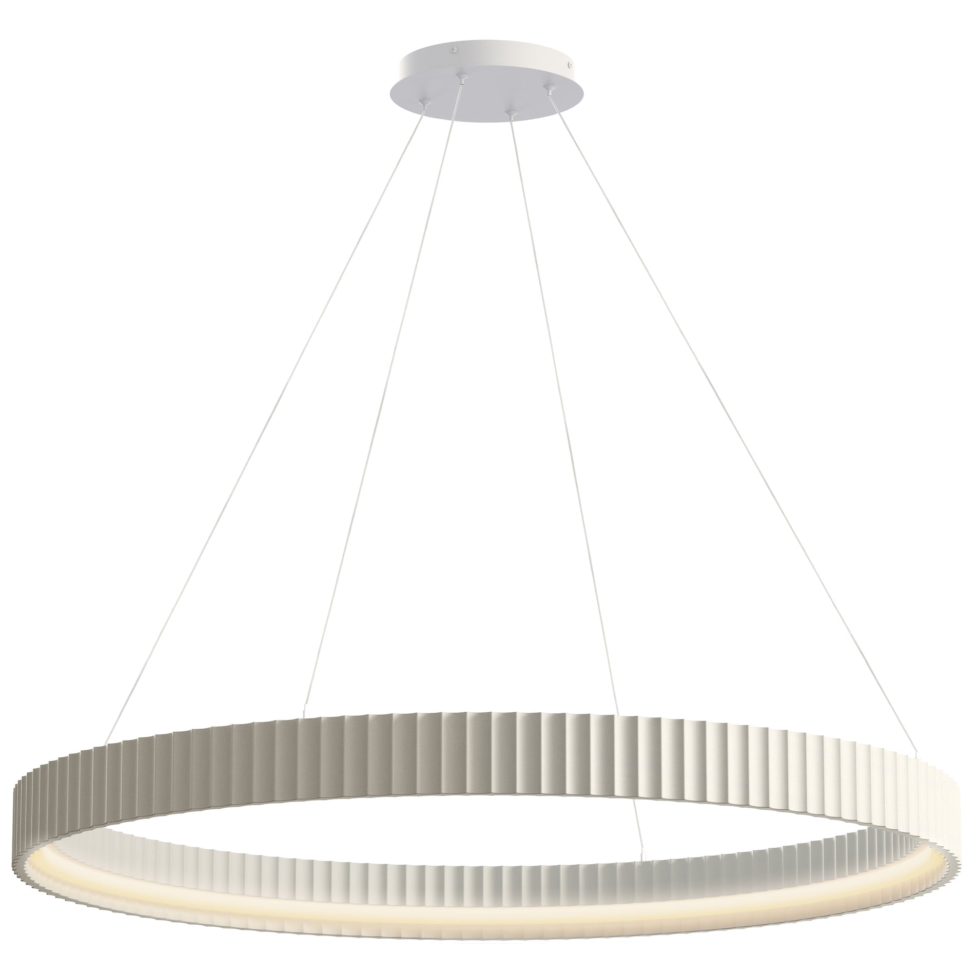 ET2 Lighting E25056-CHK Ring Pendant - Chaulk White