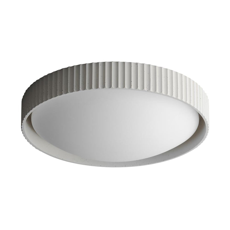 Souffle 18 Inch Flush Mount Ceiling Light – Chaulk White – E25058-CHK