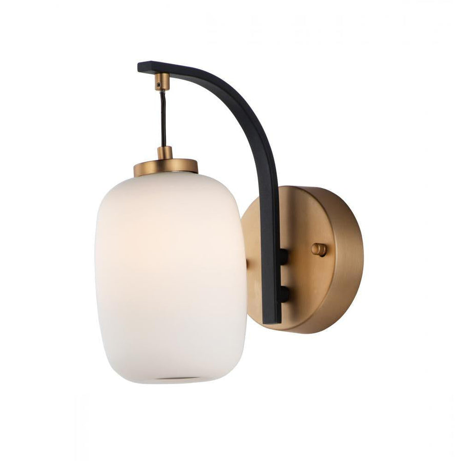 4.75 Inch Wall Sconce – Black / Gold