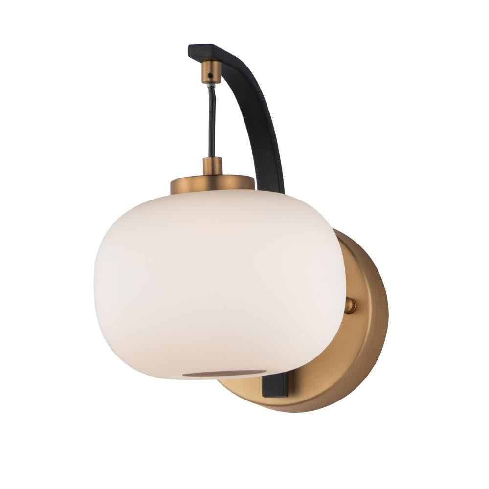 6 Inch Wall Sconce – Black / Gold