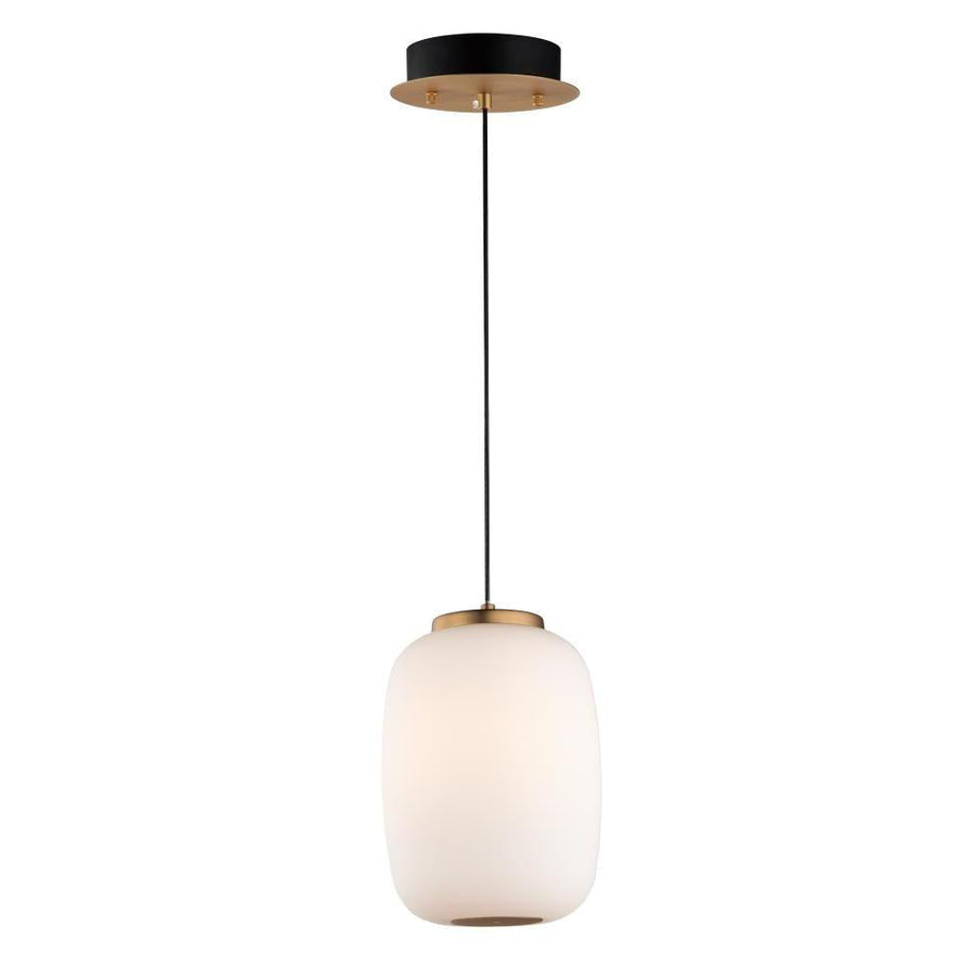7 Inch Pendant – Black / Gold