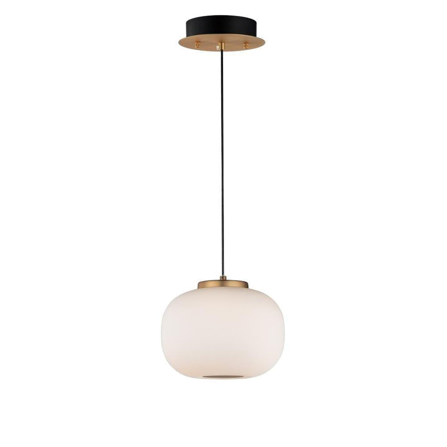 9 Inch Pendant – Black / Gold
