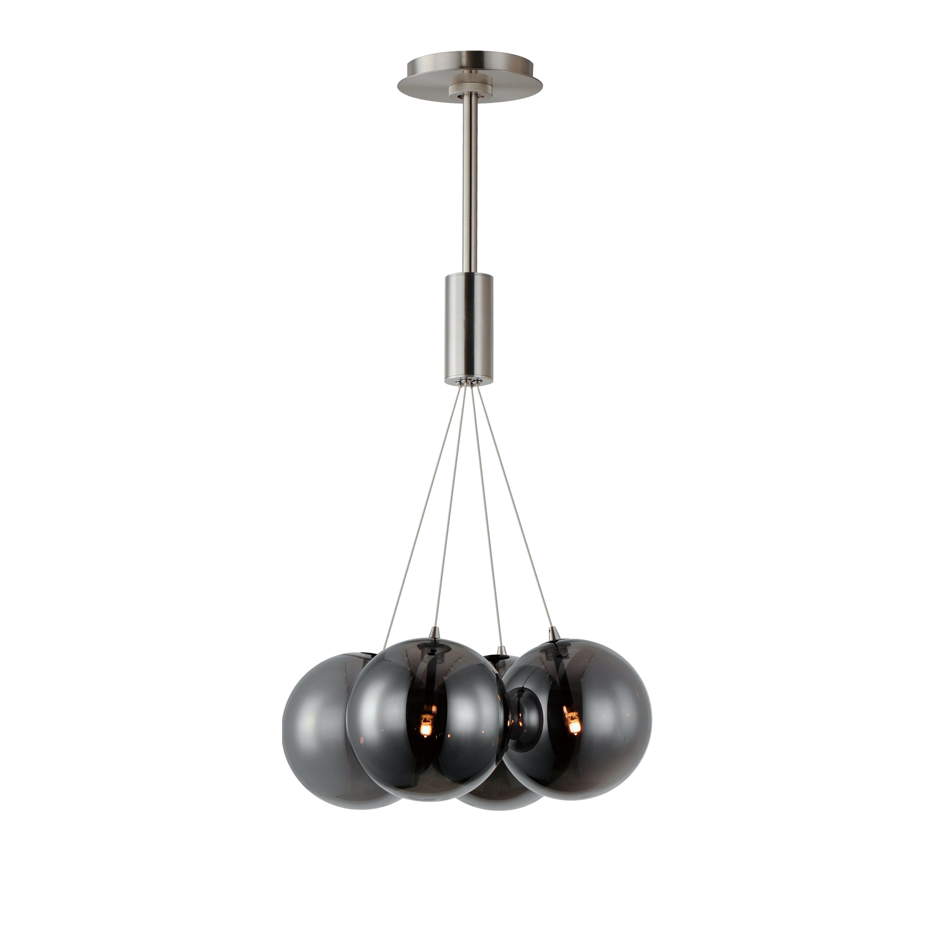 ET2 Lighting E25084-142SN Multi-Light Pendant - Satin Nickel