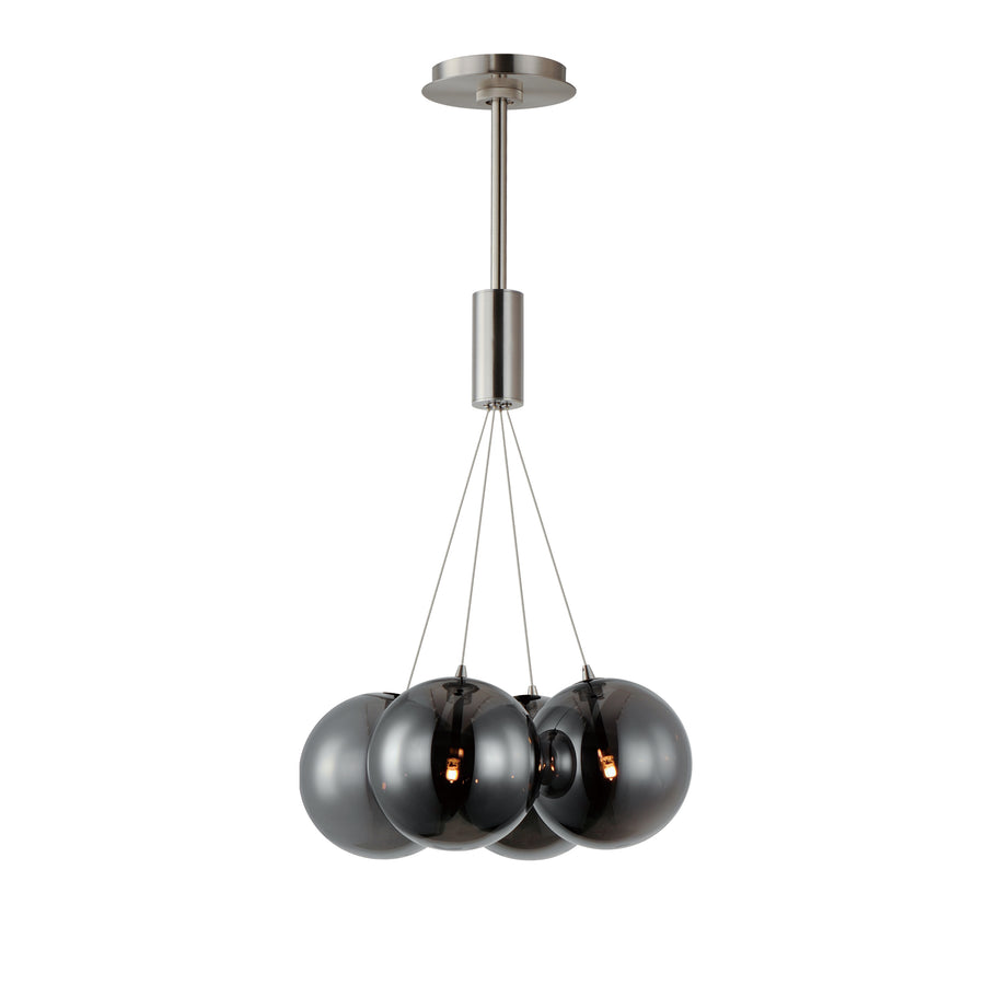 ET2 Lighting E25084-142SN Multi-Light Pendant - Satin Nickel