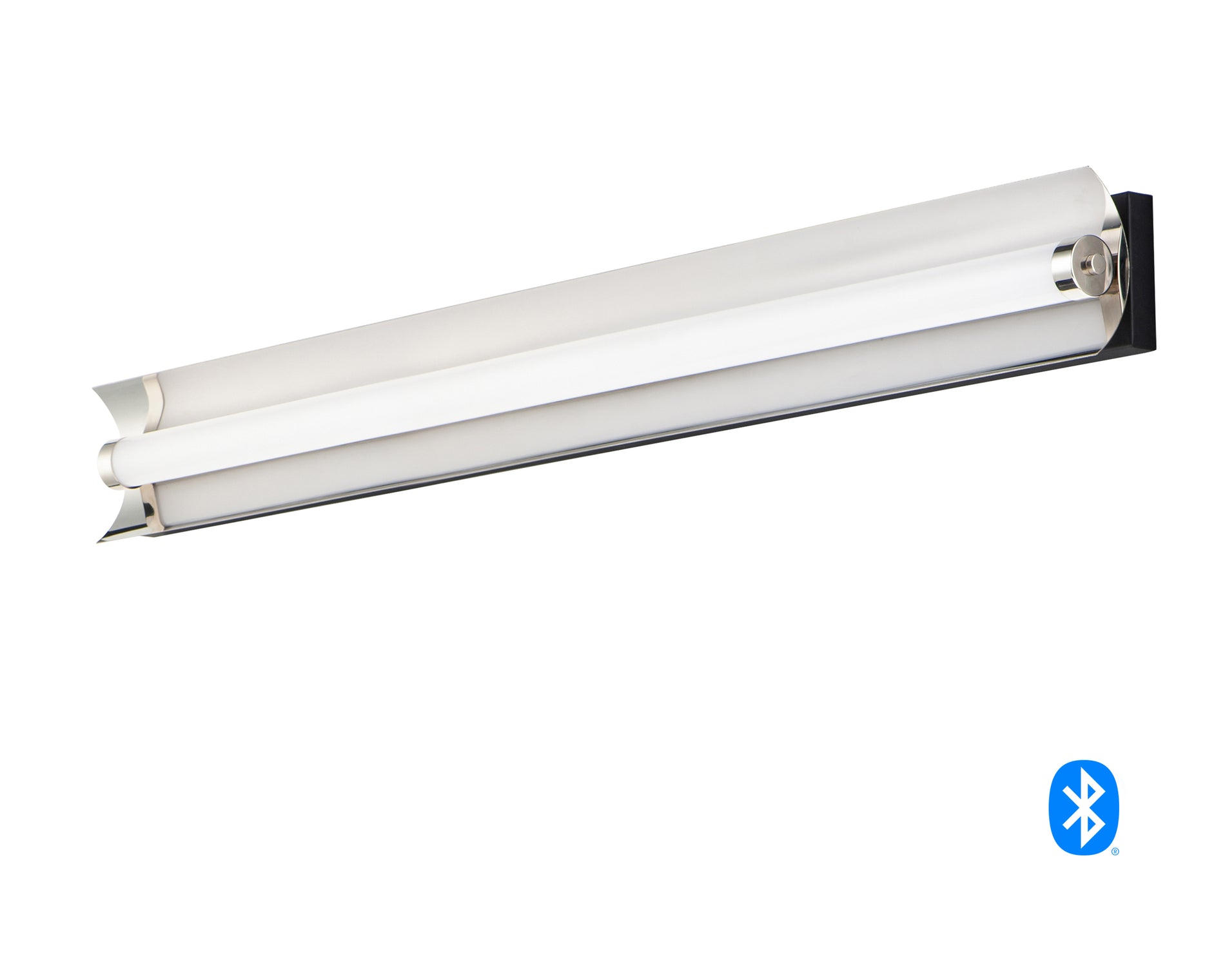 ET2 Lighting E25123-01BKPN Bath Vanity - Black / Polished Nickel