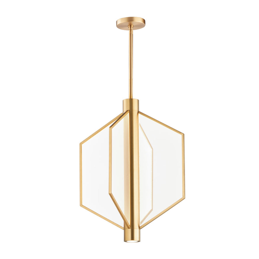 18 Inch Pendant – Natural Aged Brass