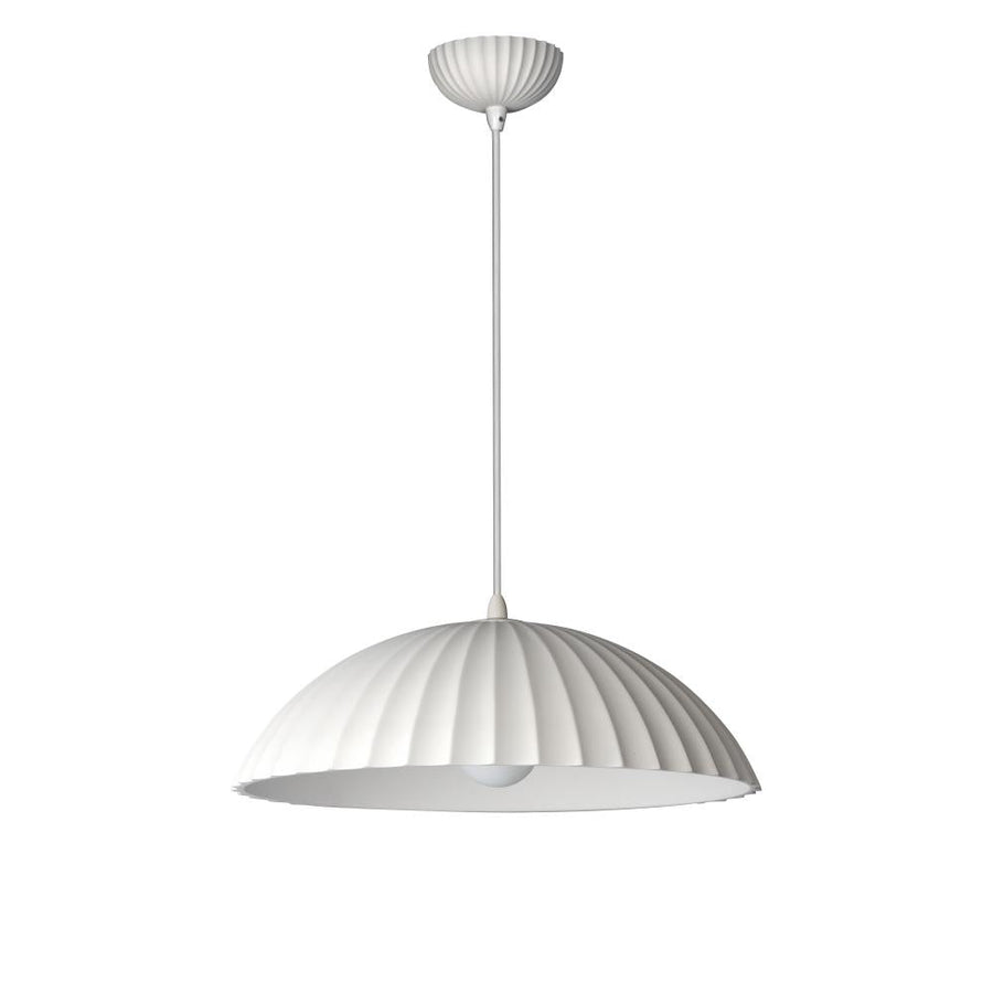 Basilica 19.5 Inch Single Pendant – Chaulk White – E25142-CHK
