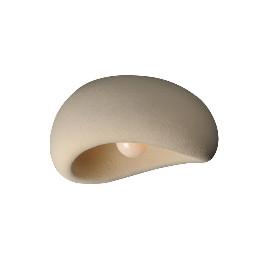 Moeraki 12.5 Inch Flush Mount Ceiling Light – Oyster – E25180-OY