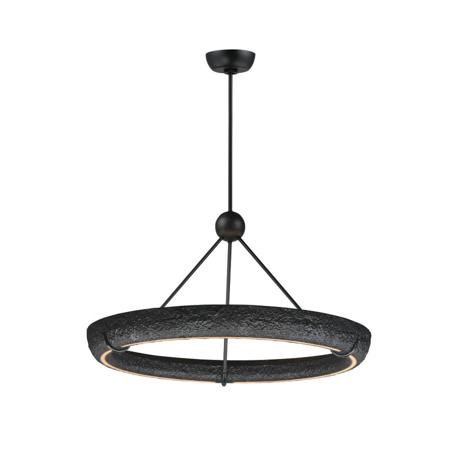 Geist 35.5 Inch Ring Pendant – Black – E25193-BK