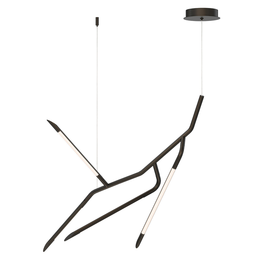 ET2 Lighting E25413-BK Single Pendant - Black