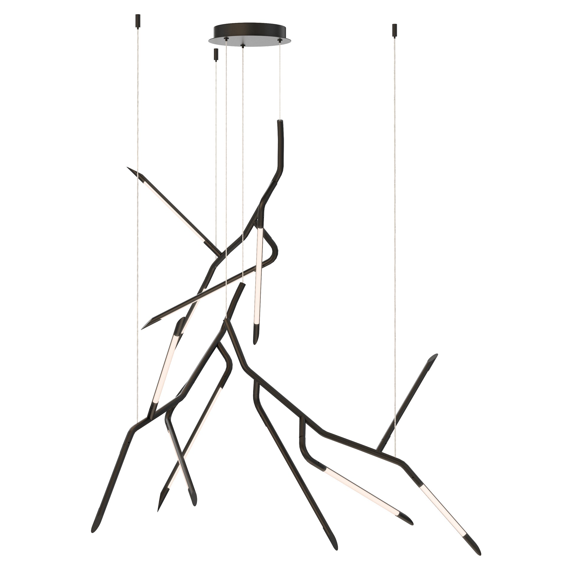 ET2 Lighting E25415-BK Multi-Light Pendant - Black