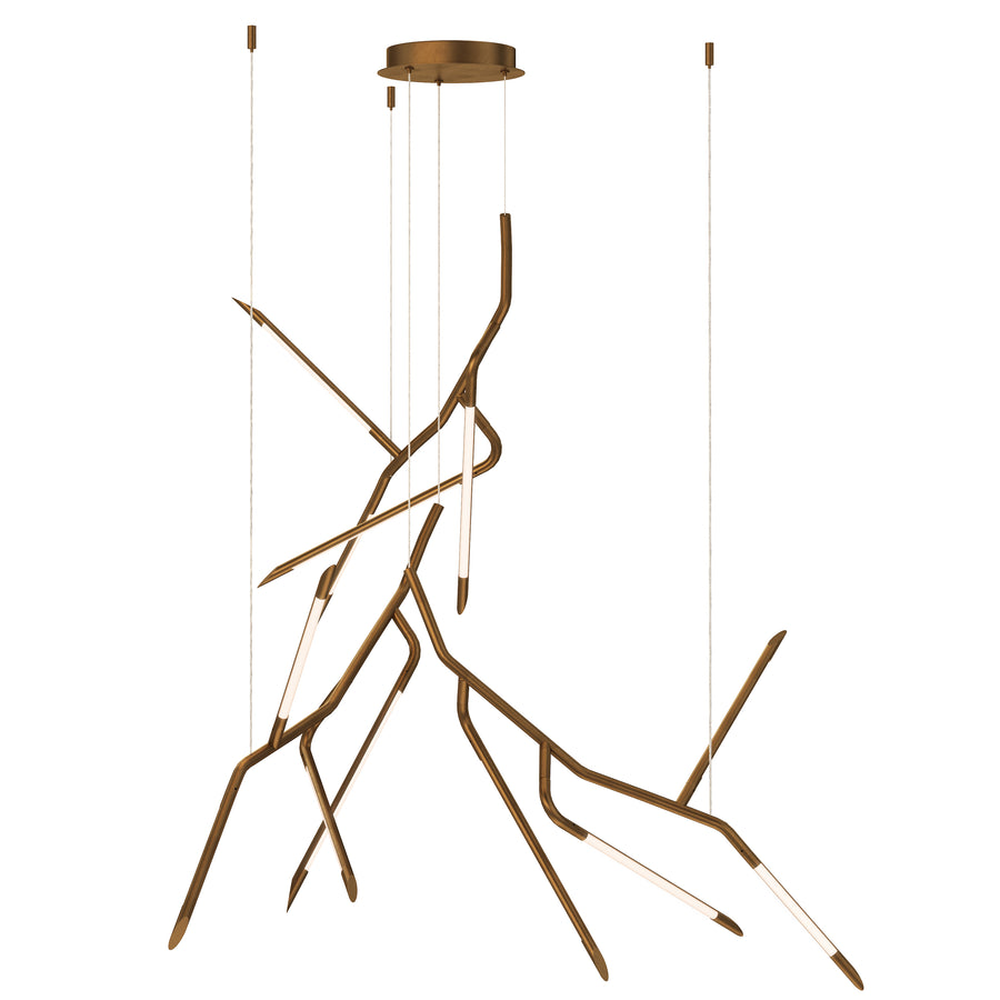 ET2 Lighting E25415-WBR Single Pendant - Weathered Brass