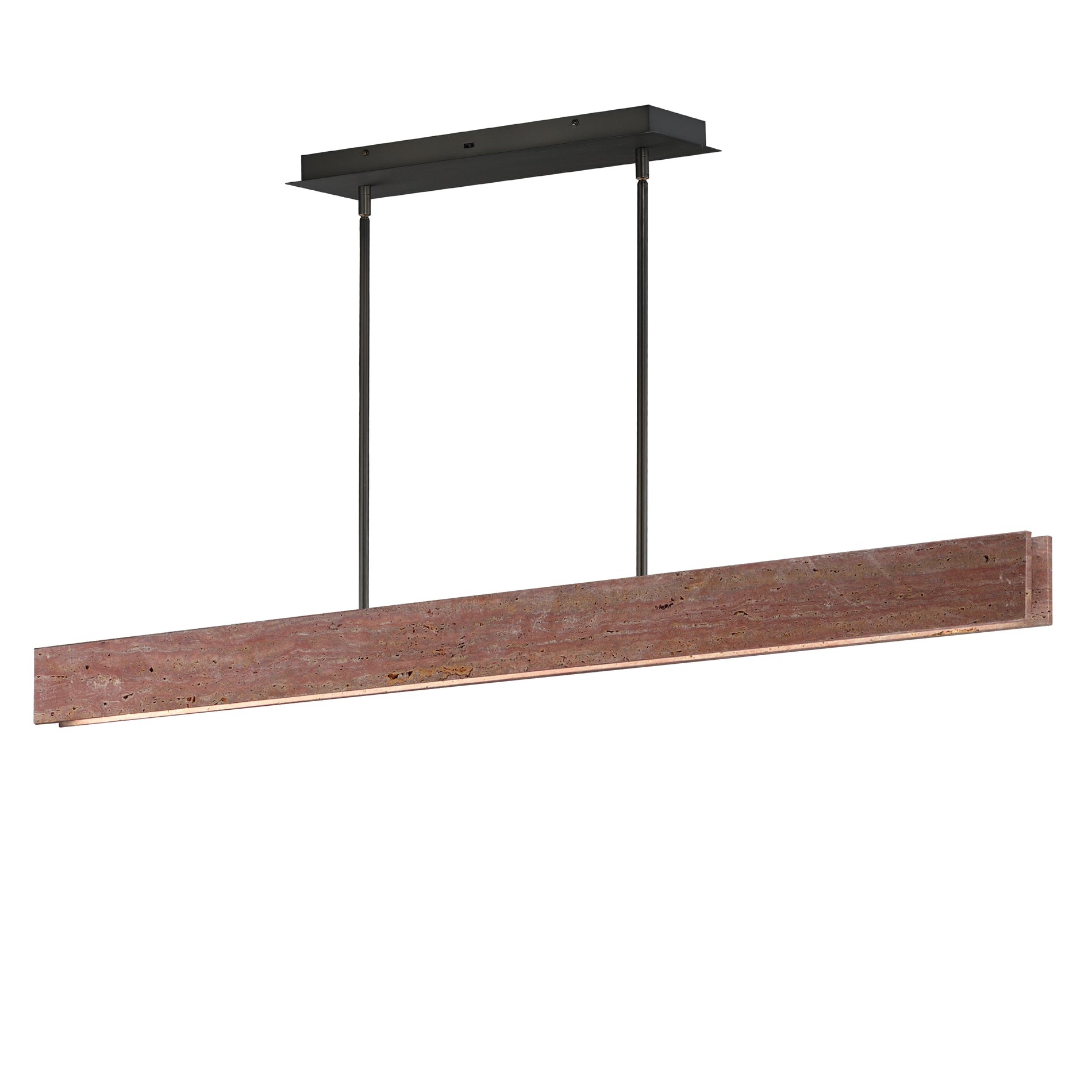 ET2 Lighting E26268-RLGM Lintel 59" LED Linear Stone Pendant